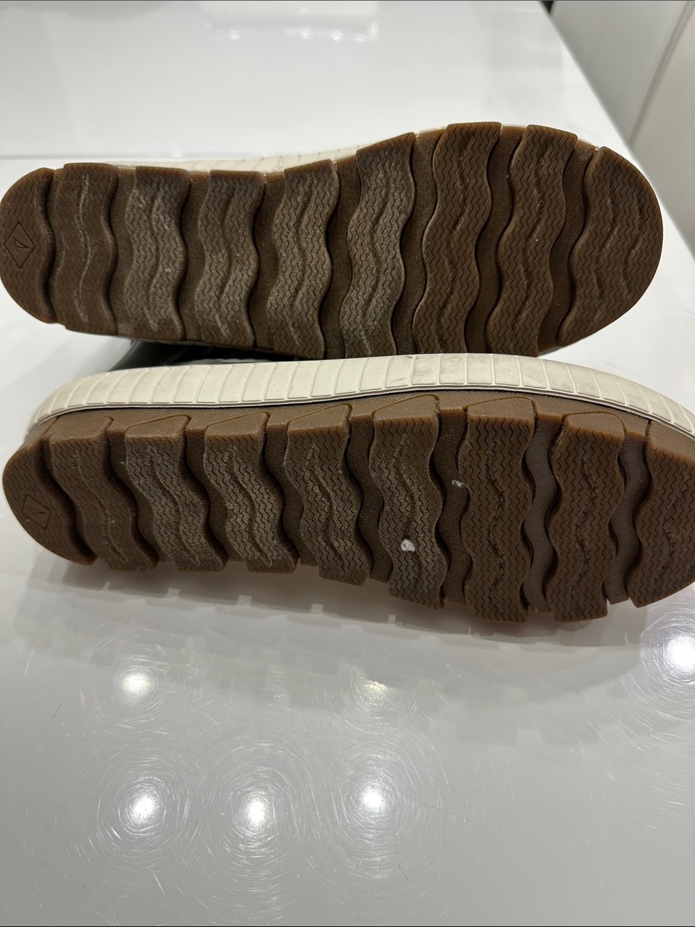 Sperry Torrent Chelsea Waterproof Rain Boots Olive Green Rubber Ankle Platform 7 - Picture 2 of 8